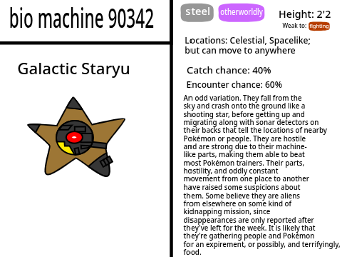 more of my universe's pokemon variants