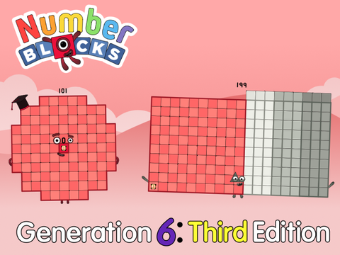 Lyrics’s G6TE Fanmade Numberblocks Centenarian Range (101-199)