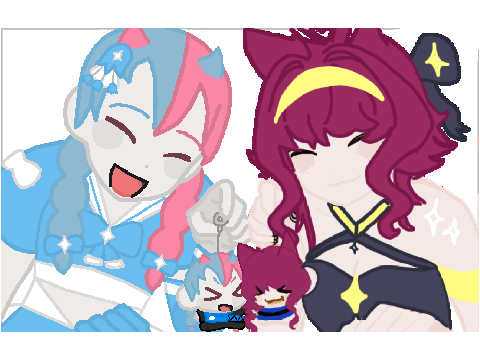 Drawing collab with Valentina!  remix