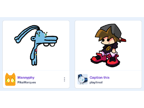 two character looking at each other