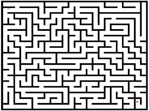 Hard maze game