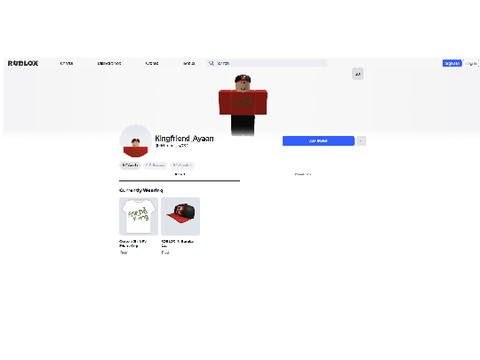 My avatar on Roblox!