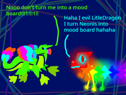 Hehe Neonis moodboard go brrrrrr