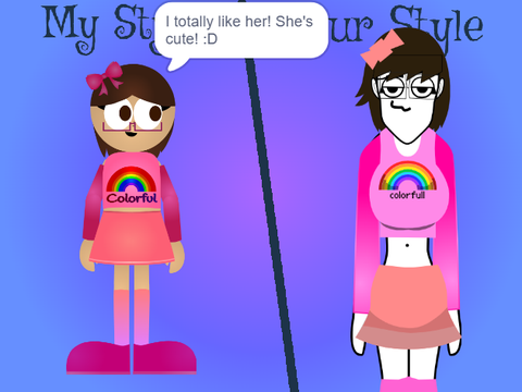 I totally like her! She's cute! :D
