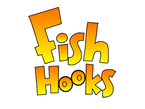 Fish Hooks Logo Vector