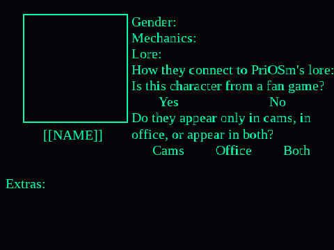 TR1AL & 3RR0R Character Sign Ups