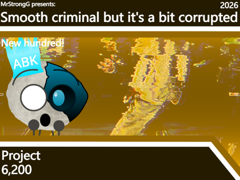 Smooth criminal but it's a bit corrupted