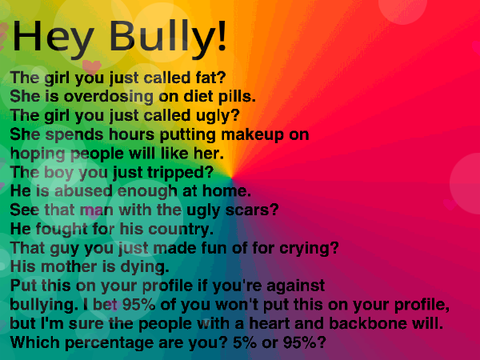 Hey Bully! Look over here! Stop bullying! remix remix remix remix remix remix remix remix rem… remix