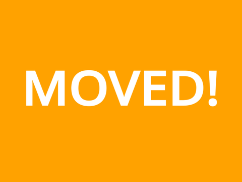 We’re moved again!