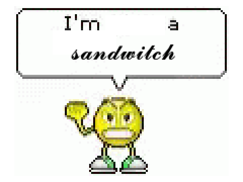 I'm a sandwitch, but it loops until it slowly goes out of sync