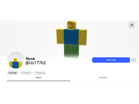 My new roblox account