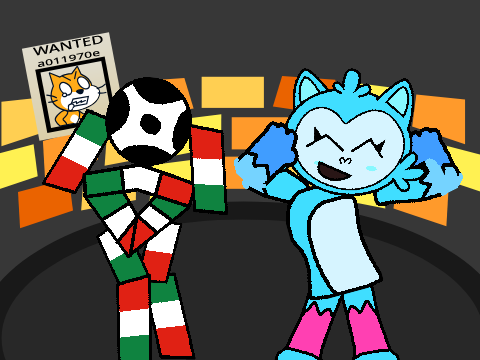Me and @The_MascotFan_555 Dancing Caramelldance!