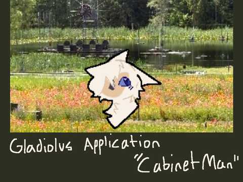 ・❥・Cabinet Man -- -͙- Gladioluskit application 