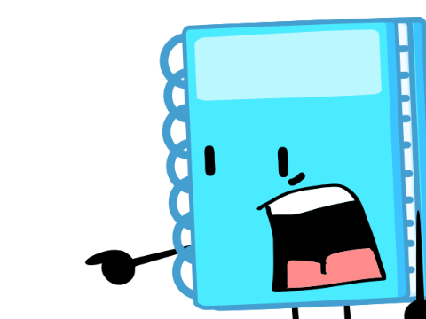 Cuby and sketch pad screaming at each other 