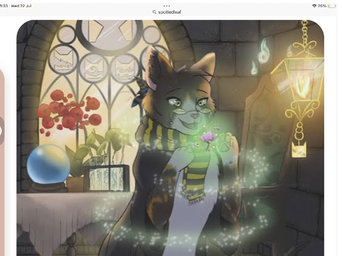 Spottedleaf if she went to hogwats!