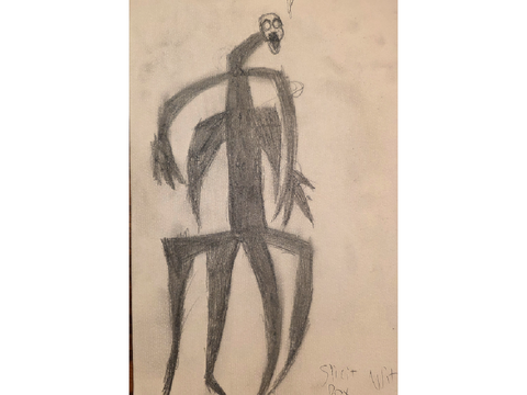 Creature i drew to cope-