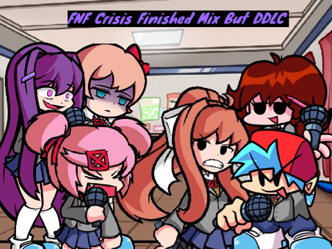 FNF Crisis Finished Mix But DDLC