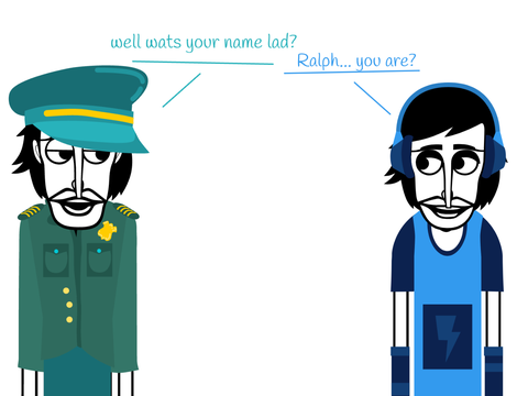 HE JUST SIAD THE NAME!!!!!