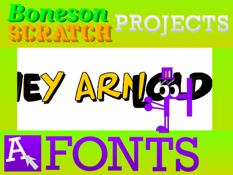 Hey Arnold!: the Font (v0.0.5)