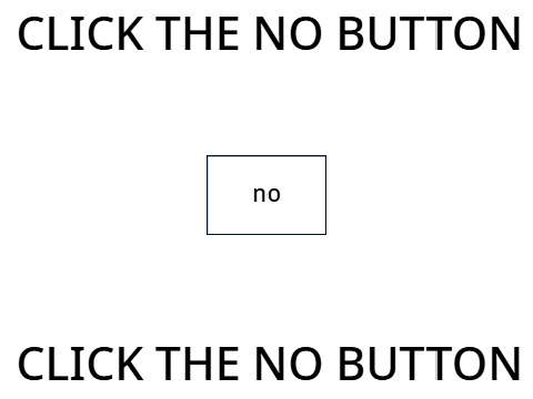 Click The No Button