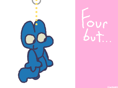 Your very own silly little Four Keychain ig