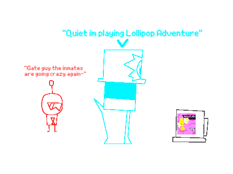 Gatekeeper plays Lollipop Adventure for some reason