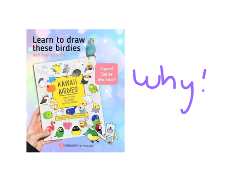 how to draw books are at a new low... #birdhism