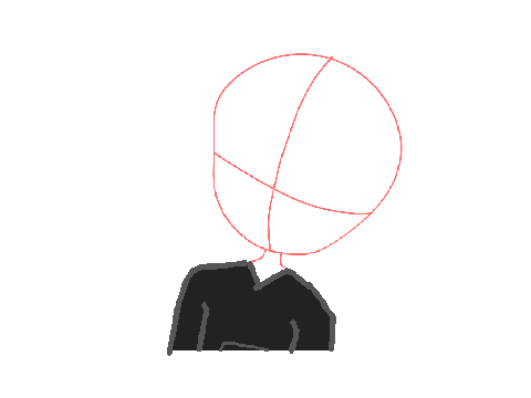 適当に　服を描いた