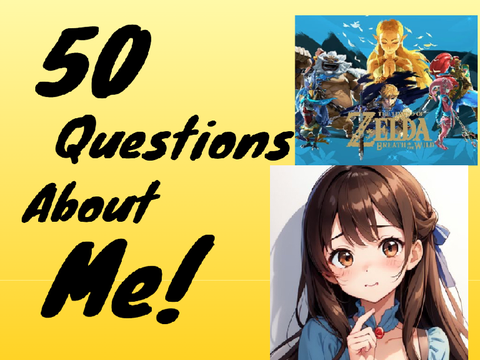 50 Questions About Me! remix