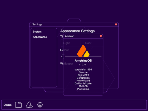 AmetrineOS | Desktop (v6)