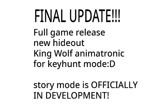 Final Update tomorrow!