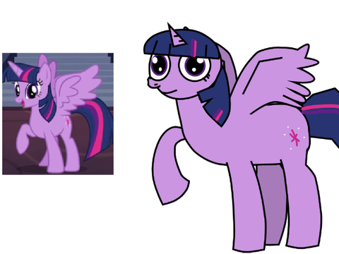 Twilight sparkle drawn by me :]