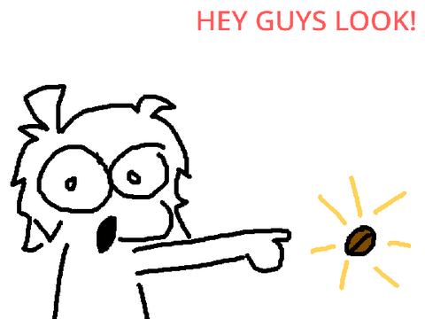 monica eats a coffee bean (FULL COMIC)
