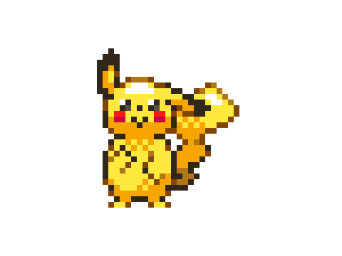 Pikachu Pixel Art