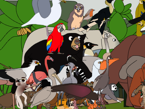 Omnivorous Animals Stampede