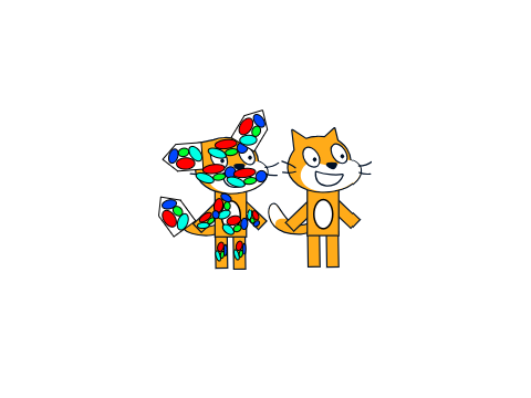 scratch cat but roblox party