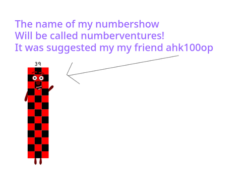 The name of my number show is called numberventures!