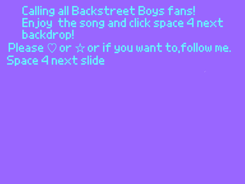 ♡Listen to Backstreet boys Everybody ♡