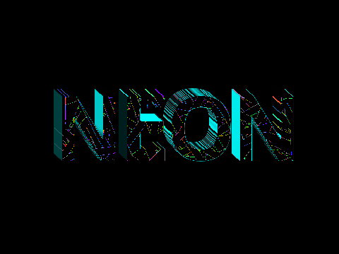 ネオン文字素材