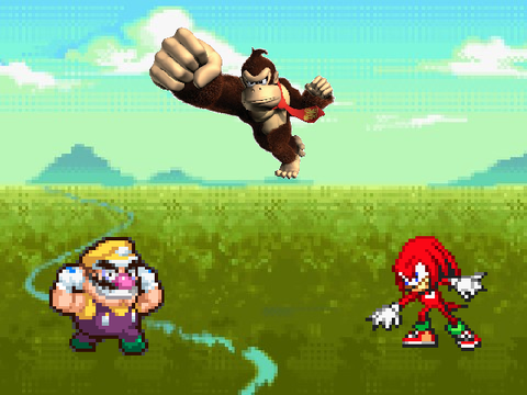 Wario vs Knuckles stats battle
