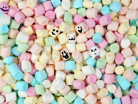 add your face in a marshmallow! :P