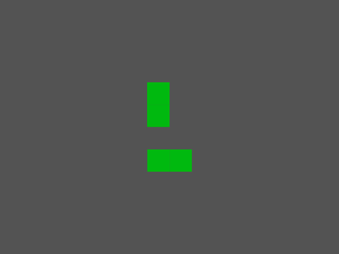 L with a gap