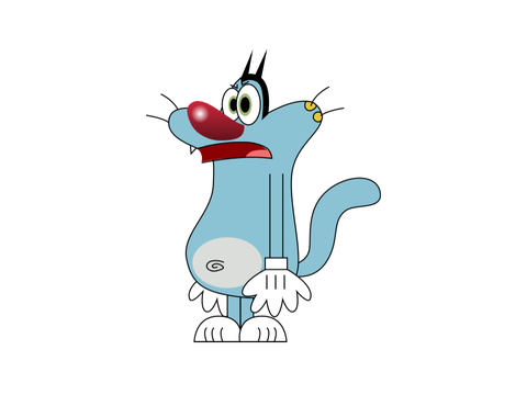 Oggy says "No" to Dora