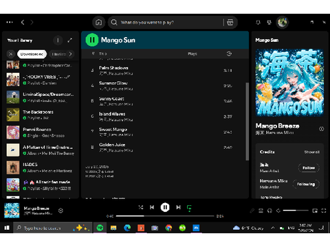 FIRST STREAM ON MIKU ALBUM