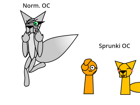 Some art.(Sprunki OC and Norm. OC)
