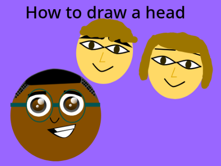 How to draw a head