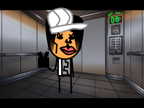 Nonchalant Elevator entry