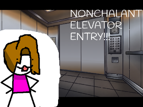 Nonchalant Elevator Entry Part