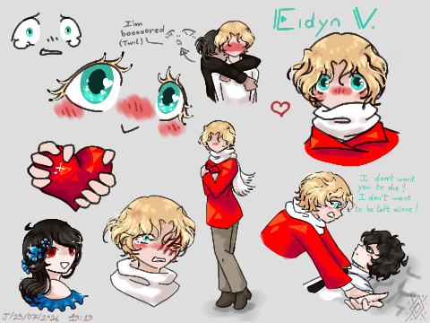 OC art ◈ Eidyn doodles