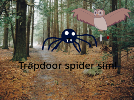 trapdoor spider Sim